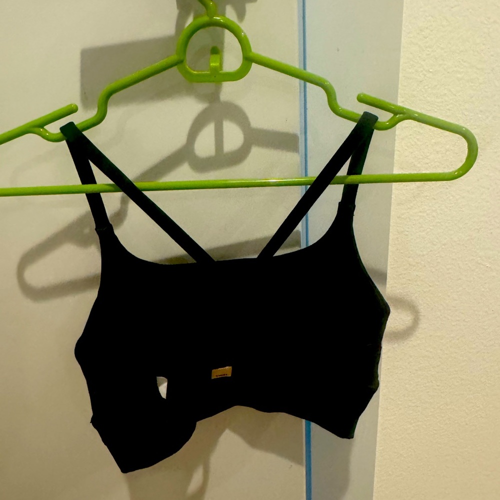 Vuori long line elevation bra, XS, black heather